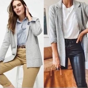 J. Crew Sophie Sweater Blazer Grey Size XS